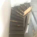 фото Забежная бетонная лестница